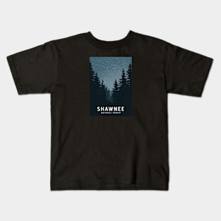 Shawnee National Forest at Night Kids T-Shirt